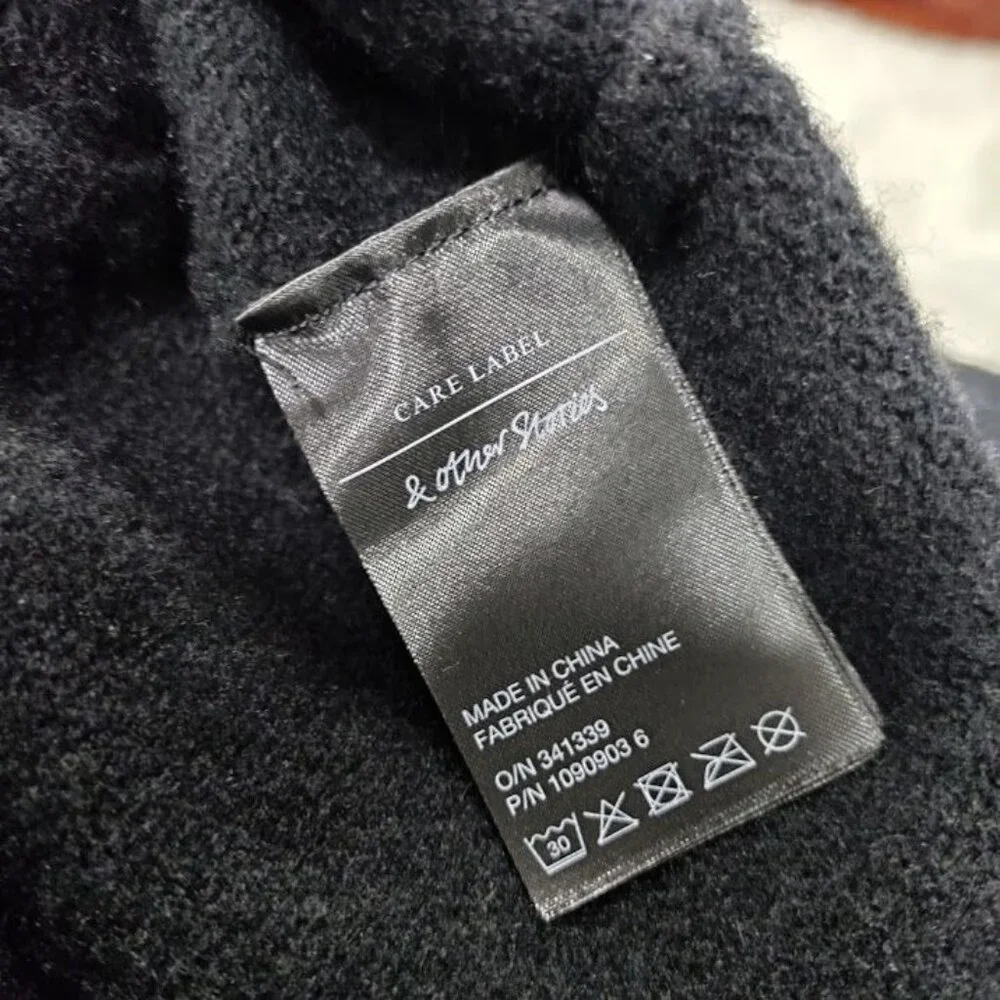 Los Angeles Atelier & Other Stories Wool Blend Sequin Turtleneck Sweater Large - Picture 9 of 13